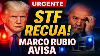 🔴 URGENTE: ACORDO TRUMP LULA PASSA POR RECUO DO STF - AVISA MARCO RUBIO