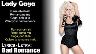 Lady Gaga - Bad Romance (Lyrics English-Spanish) (Inglés-Español)