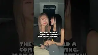 Fan requests KISS OF LIFE's Natty and Julie to share a kiss during live #kissoflife #kpop #shorts