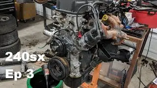 KA24E Broken Timing Chain Guide - 240sx Build - Ep 3 - Panchos Garage