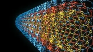 Multi Walled Carbon Nanotube Telescope. Stock Footage