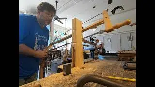 Double Spring Pole Lathe