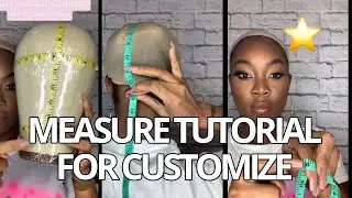🌸Step By Step Tutorial: How to measure your headf for custom wig?🌼🤍