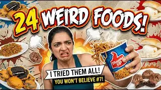 I Ate the WORST Weird Indian Street Food 🤢 (Rasgulla Curry & Oreo Pakoda)