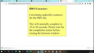 Directing a pairs sesssion on BBO -  extracting and processing the result