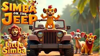 Simba On The Jeep | Vroom Vroom Jungle Rhyme for Kids | Hindi