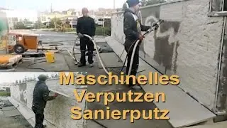 Putzmaschine, Mischpumpe UMP 1 - Mauerwerk maschinell verputzen