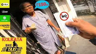Maa Ji Ne jyada Bhada bol diya galti se😧ola Uber bike taxi Kolkata part time 