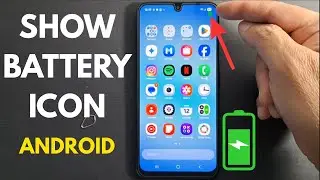 How to show battery percentage on Android home screen