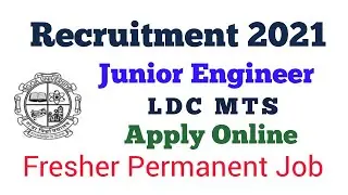 Goa University Recruitment 2021 - Junior Engineer / LDC / MTS - All Details