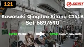 [SMRT Trains] - KSF C151B Set 689/690 Joyride from Redhill to Commonwealth Station