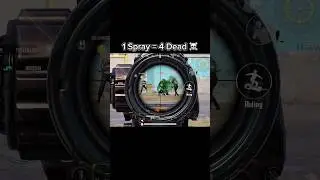 Fastest 1v4 Squad Wipe 😱 One Spray on Running Car | BGMI Insane Spray Control #ytshorts #pubg
