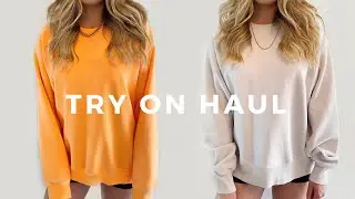 loungewear haul | aritzia & missguided