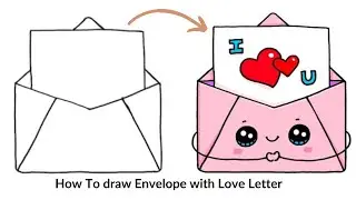 How to Draw Envelope Easy Step By Step / how to draw cute things #drawing #pencildrawing @MSArts77