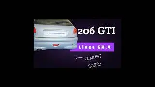 PEUGEOT 206 GTI / LINEA DE ESCAPE GR.A / EXAUST SOUND