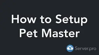 How to Setup the Pet Master Plugin - Minecraft Java