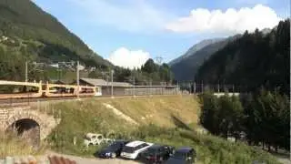 Bahnverkehr am Gotthard - 