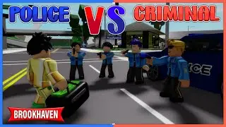 👮 POLICE vs CRIMINAL // Brookhaven RP Mini Movie // Hxyila