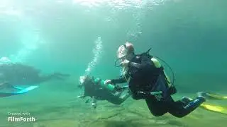 Getting certified to scuba dive at Blue Grotto and Rainbow River, FL