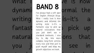 IELTS Band 6 vs 7 vs 8 -  Reading How to Answer 📚