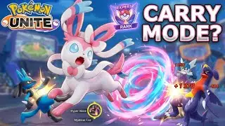 CAN SYLVEON CARRY? | POKEMON UNITE EXPERT RANK