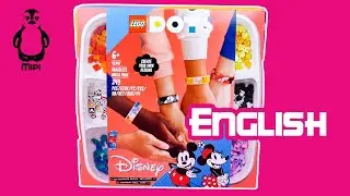 LEGO&reg; DOTS 41947 Mickey & Friends Bracelets Mega Pack | Speed build | Review | English