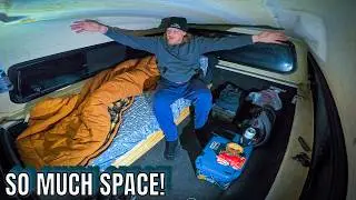 Change of Plans: Windy Snowstorm Camping in My 