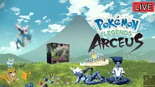 🔴 🔥 LIVE! Pok&eacute;mon Legends Arceus Playthrough + Shrouded Fable ETB Opening! Adventure Awaits!!🔥