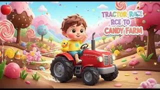 Tractor Race to Candy Farm &ndash; Nursery Rhyme, Kids Fun, and Imaginative Adventure
