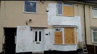 Vile racist graffiti daubed on family home - by vandals who can't spell