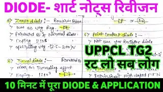 सभी डायोड का  रिविजन क्लास| UPPCL TG2 ELECTRONICS SPECIAL CLASS|ITI ELECTRICIAN| UPPCL TG2 EXAM-2023