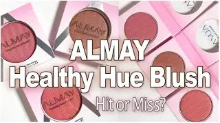 ALMAY Healthy Hue Blush Review & Demo of each shade