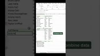 How to split data in excel #excel #shorts#shortsvideo