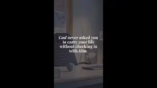 God Never Asked You to Carry Life Without Checking In #shorts