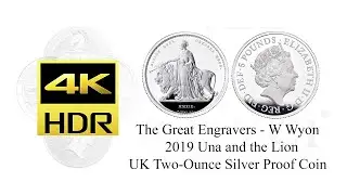 Una and the Lion - 2oz Silver Proof Coin - The Great Engravers - William Wyon The Royal Mint  4K HDR