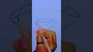 How to draw a diamond 💎//Pencil drawing easy step by step