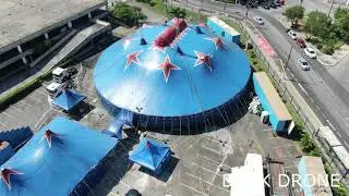 CIRCO DE ROMA EM OSASCO !! DRONE MAVIC FILMA 4K