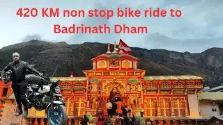 Panheri To Badrinath Dham 420 km bike ride with Royal Enfield Guerrilla 450  Ep-01@mightygabru