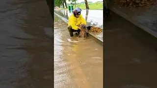 Blocked Drain Cleared to Prevent Flooding