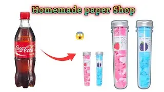 Easy Paper Shop ideas, How To  Make Paper Shop /Paper Shop Making At Home / Homemade Paper Shop