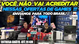 VOCÊ NÃO VAI ACREDITAR NESSAS OFERTAS DE GAMES!! ENVIAMOS PARA TODO BRASIL - DIVERSÃO GAMES