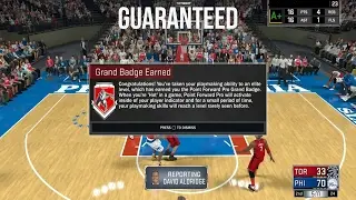 NBA 2K17 Playmaker/Point Forward Grand badge GUARANTEED One Day