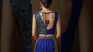 beautiful blouse design💙 #blouse #trending #shortsfeed #shortsviral #ytshort#youtuber #yt #subscribe