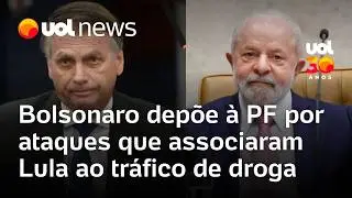 Bolsonaro depôs à PF na prisão por ter associado Lula a 'cachaça' e tráfico