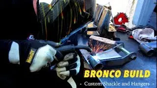 How to Set up Leaf Springs on a Ford Bronco :: Building custom Shackles
