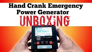 Unboxing: Hand Crank Emergency Power Generator