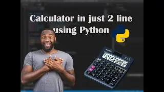 Calculator in just 2 Line of code using Python #milestonewebstudio #webstudio #python