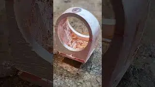 Men's Ruby ​​Ring making process #shorts #gold #jewelrymaking