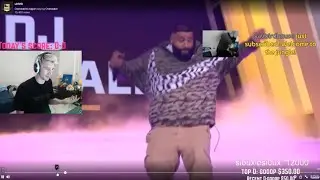 xQc tries to dance like DJ Khaled