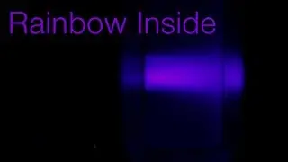 Rainbow Inside the Spectrofluorometer